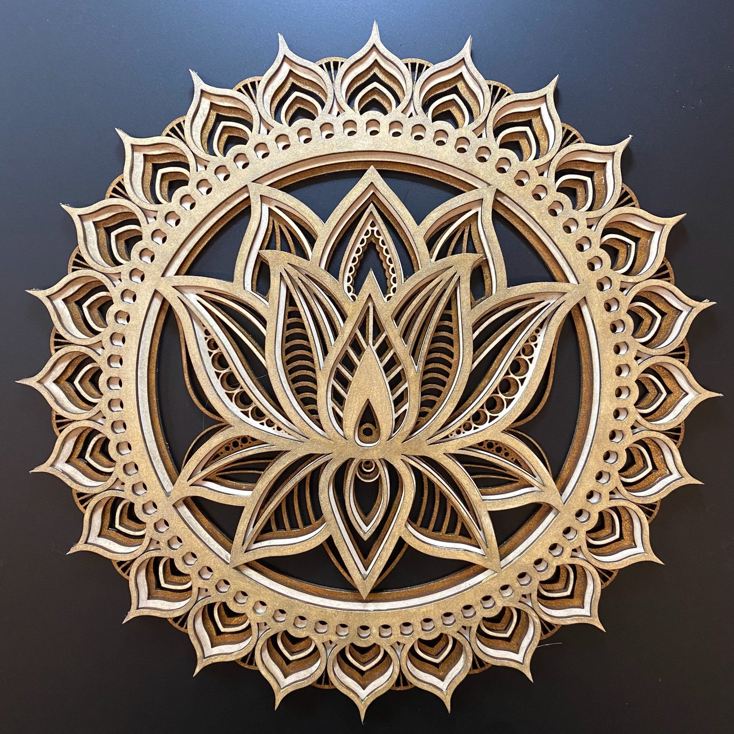 Wanddeko Mandala Lotus