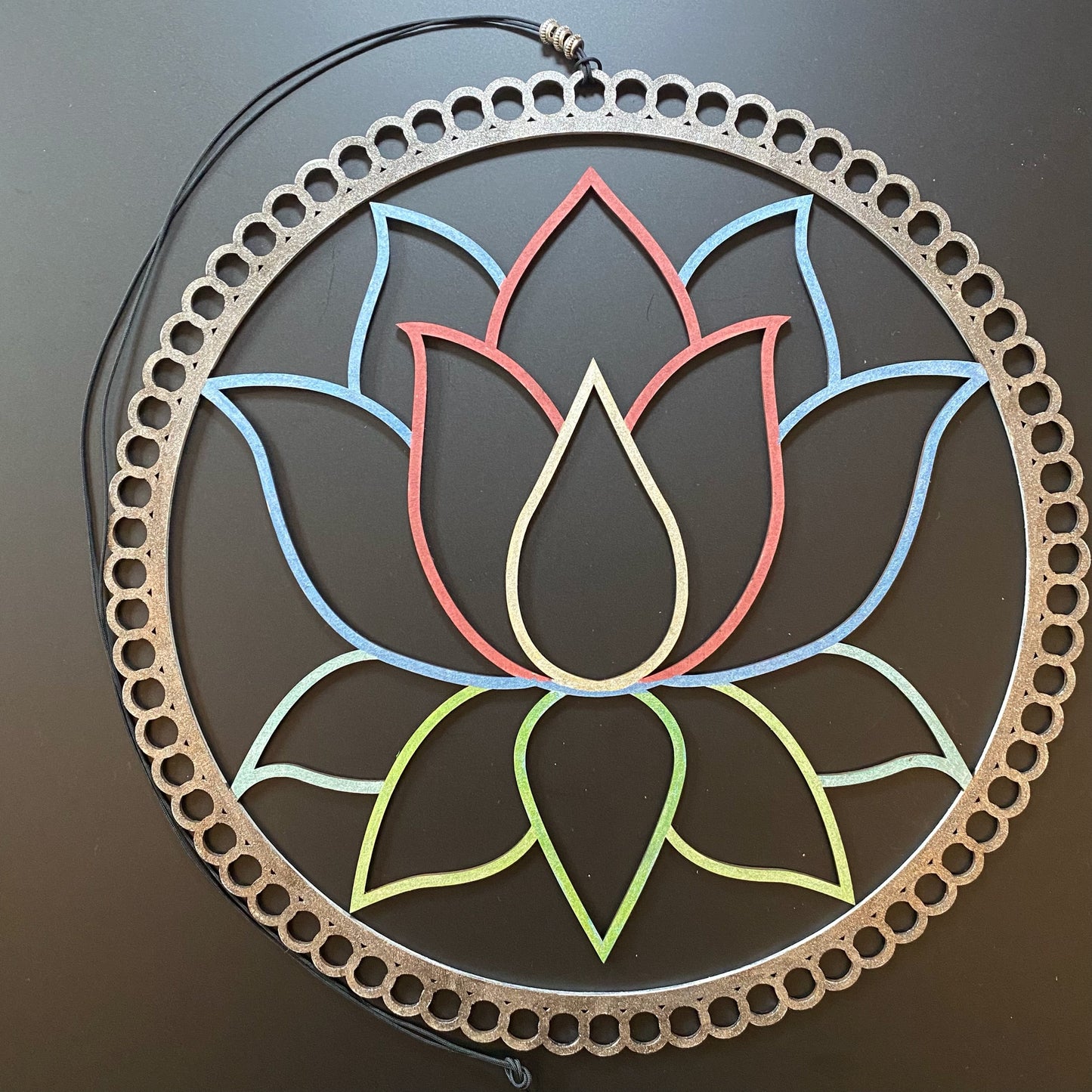 Fensterdeko Mandala Lotus