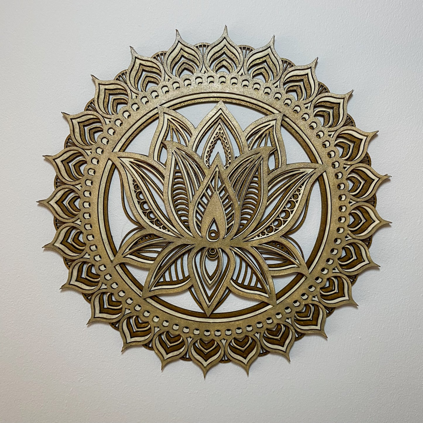 Wanddeko Mandala Lotus